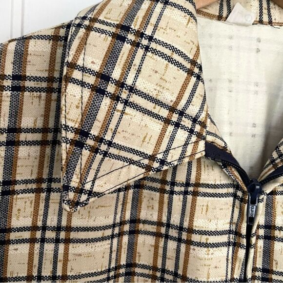 INOV Vintage Bomber Jacket, Striped. - Picture 5 of 8